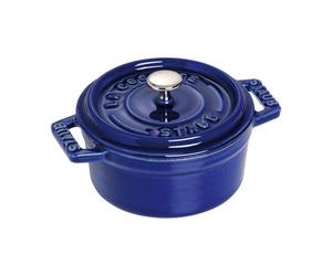 STAUB Cacerola de hierro fundido Staub La Cocotte redonda 0.25 L Azul oscuro