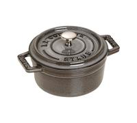 Staub Mini-Cocotte 10 cm Redonda, Hierro Fundido, Gris Grafito