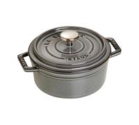 STAUB Cacerola de hierro fundido Staub La Cocotte redonda 0.4 L Gris grafito