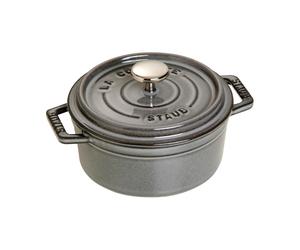STAUB Cacerola de hierro fundido Staub La Cocotte redonda 0.4 L Gris grafito