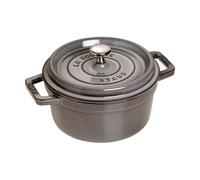 STAUB Cacerola de hierro fundido Staub La Cocotte redonda 2.2 L Gris grafito