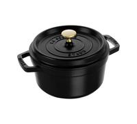 STAUB Cacerola de hierro fundido Staub La Cocotte redonda 2.2 L Negro