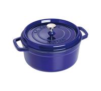 STAUB Cacerola/Cocotte de Hierro Fundido, 22 cm de Diámetro, 2,6 L, Azul oscuro