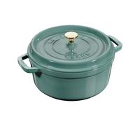 STAUB Cacerola de hierro fundido Staub La Cocotte redonda 3.8 L Madera de eucalipto