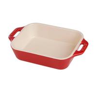 Staub Ceramic Rectangular Dish - 7.5 x 6 (Cherry) by Staub