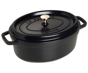 STAUB Cocotte, Gusseisen Bräter, Alle Herdarten inkl Induktion, Oval 29 cm, 4,25
