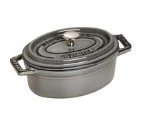 Staub Cocotte Ovalada, Hierro Fundido, Gris Grafito, 11 cm