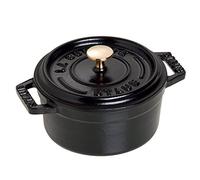 Staub Cocotte Redonda, Hierro Fundido, Negro Mate, 10 cm