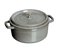 Staub Cocotte Single pan - Cacerola (Single pan, Gris, hierro fundido, 4,6 L, 26 cm, 5,5 kg)