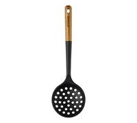 STAUB 40503-100 Espumadera de Acacia 31 cm, Color Negro, Silicona