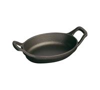 STAUB Fuente de horno Staub oval de hierro fundido 15 cm Negro