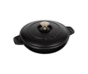 STAUB Fuente para horno Staub de hierro fundido con tapa redonda Ø20 cm Negro