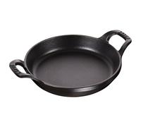 Staub Fuente Redonda apilable, Hierro Fundido, Negro, 20 cm