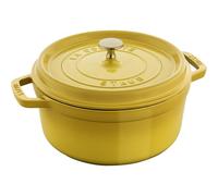 Staub Horno holandés redondo de hierro fundido de 4 cuartos - Citron