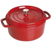 STAUB Cacerola/Cocotte de Hierro Fundido, 26 cm de Diámetro, 5.2 L, Rojo Cereza