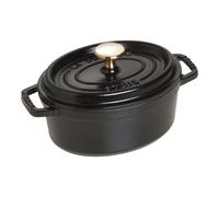Staub La Cocotte Cocotte 17 cm, ovalado, Negro, Hierro fundido