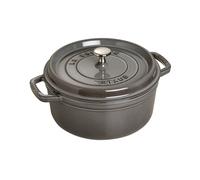 Staub La Cocotte Cocotte 18 cm, redondo, Gris grafito, Hierro fundido