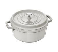 Staub La Cocotte Cocotte 28 cm, redondo, Blanco trufa, Hierro fundido