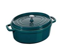 Staub La Cocotte Cocotte 31 cm, ovalado, Verde azulado-turquesa, Hierro fundido