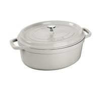 Staub La Cocotte Cocotte 33 cm, ovalado, Blanco trufa, Hierro fundido