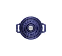 Staub La Cocotte Mini cocotte 10 cm, redondo, Azul oscuro, Hierro fundido