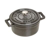Staub La Cocotte Mini cocotte 10 cm, redondo, Gris grafito, Hierro fundido