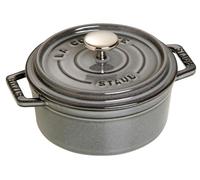 STAUB Cacerola de hierro fundido Staub La Cocotte redonda 0.4 L Gris grafito