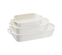 STAUB Moldes de horno Staub 3 piezas Ivory white