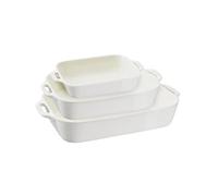 Staub Ofenformenset 3-tlg. Keramik, rechteckig, wei? (1008693)