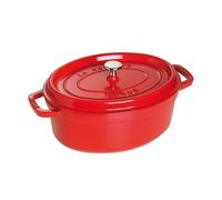 STAUB Olla de hierro fundido Staub ovalada 4.2 l rojo