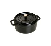 STAUB Olla de hierro fundido Staub redonda 3.8 l negro