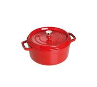 Staub Round Cocotte 24 Cm Cast Iron One Size Red