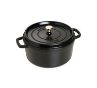 STAUB Olla de hierro fundido Staub redonda 5.2 l negro