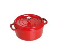 Staub Round Cocotte 26 Cm Cast Iron One Size Red
