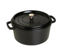 STAUB Olla de hierro fundido Staub redonda 6.7 l negro