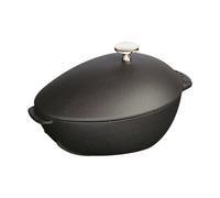 STAUB Olla de mejillones de hierro fundido Staub 2 l negro