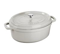 STAUB Olla ovalada Staub White Truffle 5.5 l
