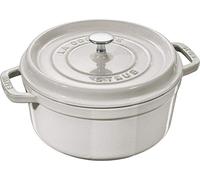 STAUB - Olla redonda (20 cm), diseño de trufa blanca
