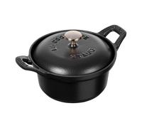 STAUB Olla redonda Vintage La Coquette 0.5 L negro