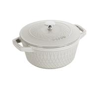 STAUB Olla Staub Twister La Cocotte 4 L White truffle