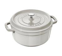 Staub Truffe - Olla redonda (26 cm), color blanco