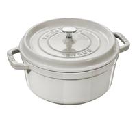 Staub Truffe - Olla redonda (28 cm), color blanco