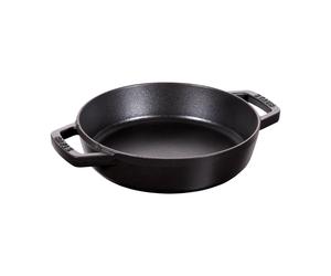 STAUB Paella de hierro fundido Staub con 2 asas negra Ø20 cm
