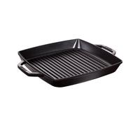 STAUB Parrilla de hierro fundido Staub Pure cuadrada negra 33 cm