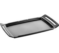 STAUB Plancha, Parrilla y Sartén de Servicio de Hierro Fundido, 38 x 25 cm | Made in France, Negro