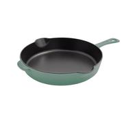 STAUB Sartén de hierro fundido Staub con pico de vertido Ø26 cm Madera de eucalipto