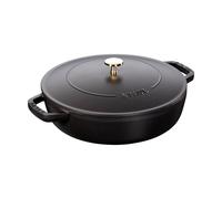 STAUB Sartén para saltear Staub Chistera de hierro fundido Ø24 cm Negro