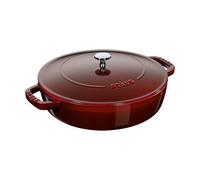 Staub Rustidera chistera de Hierro Fundido Granada 24cm