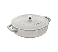 STAUB Sartén para saltear Staub Chistera de hierro fundido Ø28 cm White truffle