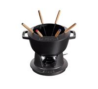 STAUB Set fondue Staub 2.35 l negro